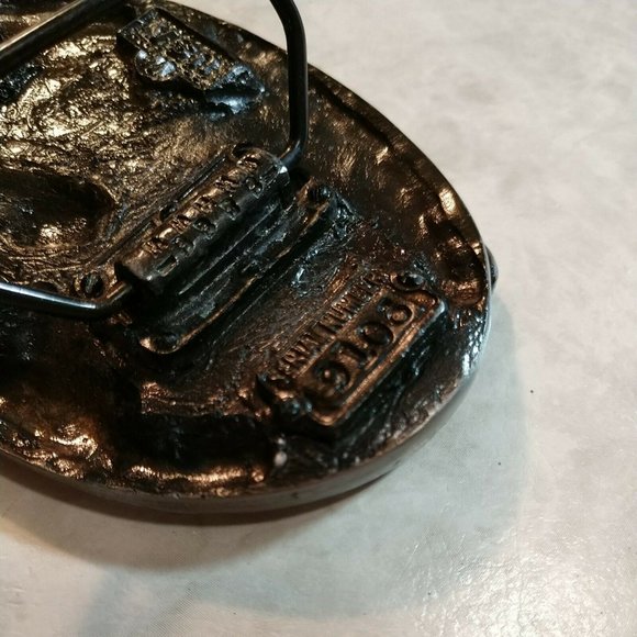 New Pewter Desert Storm USA Belt Buckle Made in USA Serial Number 9106 - Picture 5 of 9